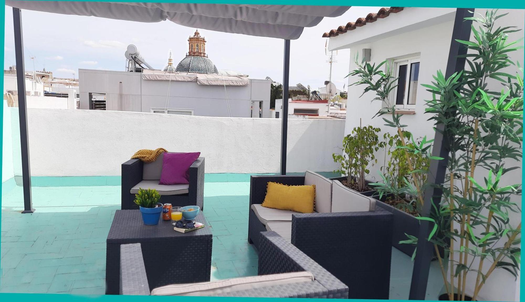 Lovely Center Apartments - Alameda Sunny Terrace Siviglia Esterno foto