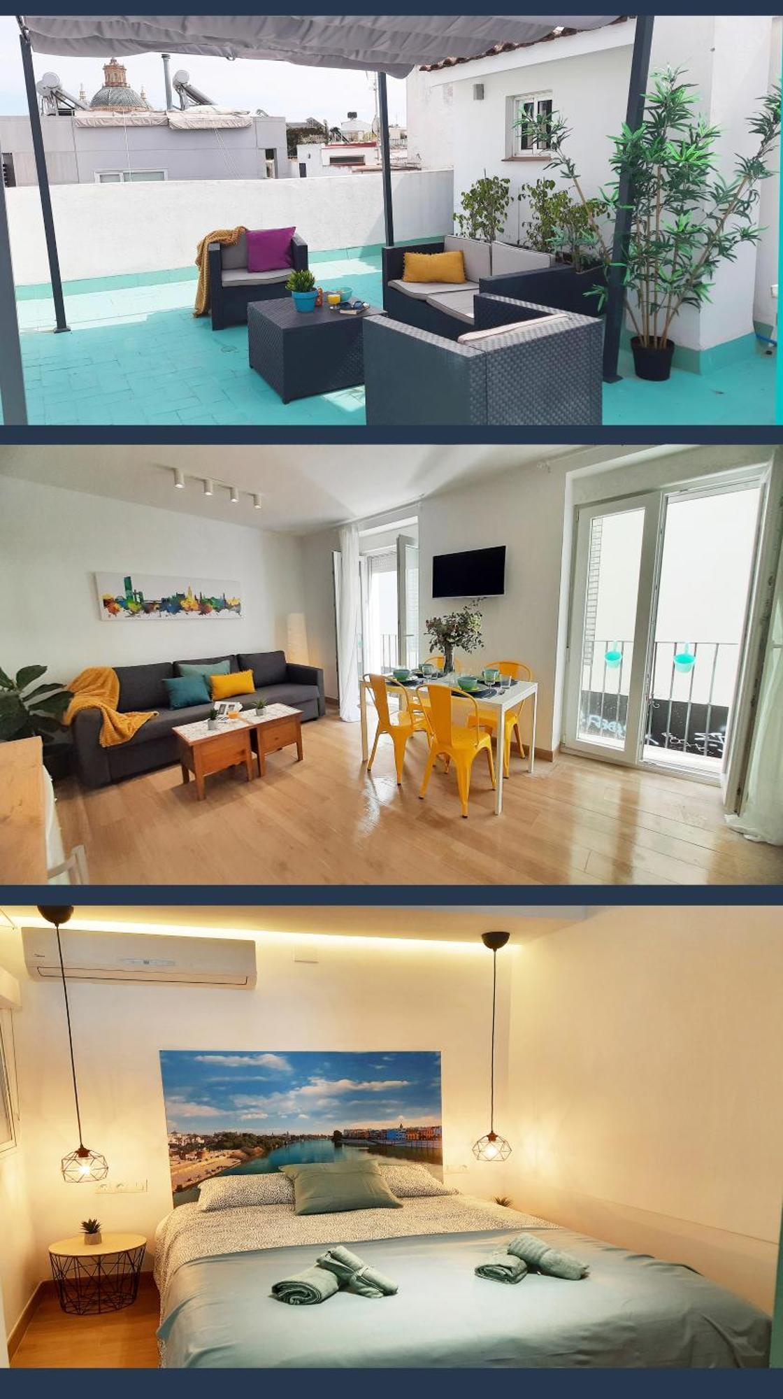 Lovely Center Apartments - Alameda Sunny Terrace Siviglia Esterno foto